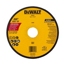 Disco corte acero T1 DW 0,45X4.1/2" A. paquete x 25 Gratis 3