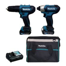 Taladro 3/8 percutor +atornillador +2 bat +maleta MAKITA CLX228