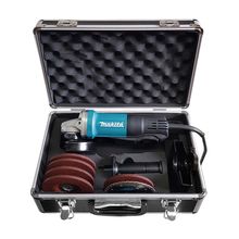 Pulidora angular 4.1/2" 840W+Estuche/Discos MAKITA 9557PBX1