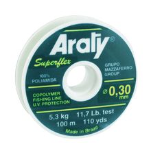Nylon Blanco ARATY SUPERFLEX 100mts 0.30 mm