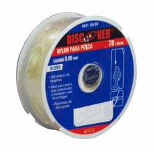 Nylon Transparente DISCOVER 70 Librs 100 mts 0.80 mm