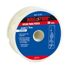 Nylon Transparente DISCOVER 90 Librs 100 mts 1.00 mm