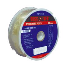Nylon Transparente DISCOVER 90 Librs 100 mts 1.00 mm