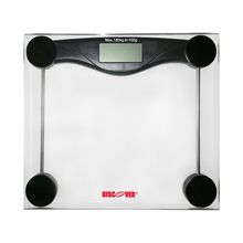 Báscula electrónica baño, base en vídrio 180 kg DISCOVER