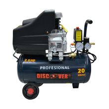 Compresor 2HP doble salida 20L 116PSI 4.6CFM DISCOVER