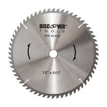 Sierra circular 12" dientes tungsteno eje 7/8" 60D