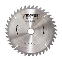 Sierra circular 7.1/4" dientes tungsteno eje 7/8"40D