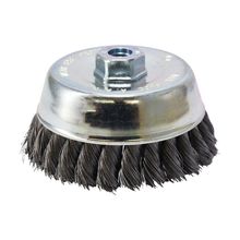 Grata de copa 5" entorchada tuerca 14 mm