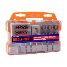 Jgo 31 Pzs Fresas Bandas Discos para Mototool DISCOVER