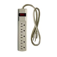 Supresor 5 clavijas 2.1/2 FT 90 Joules RETIE