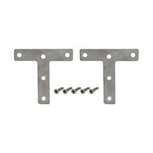 Barra en T 3" galvanizado c/tornillos