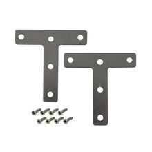 Barra en T 2" galvanizado c/tornillos 2 Unidades