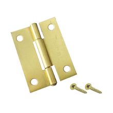 Bisagra común cobrizada con tornillo 2"