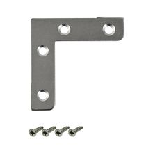 Esquinero con tornillos galvanizada 3.1/2" 4 unidades