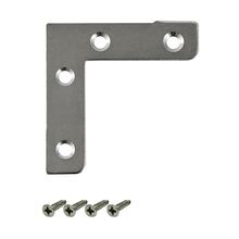 Esquinero con tornillos galvanizado 2"