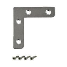 Esquinero con tornillos galvanizado 2.1/2" 4 unidades