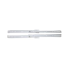 Guía metálica para cajón blanco 0.8mm x 40cm
