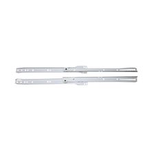 Guía metálica para cajón blanco 0.8mm x 45cm