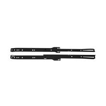 Guía metálica para cajón negro 1.0 mm 30 cms