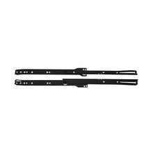Guía metálica para cajón negro 1.0mm 50 cms