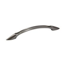 Manija zinc doble barra satinada 128 mm