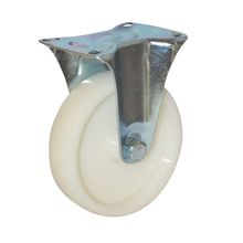 Rodachina fija industrial nylon 100 mm 4"