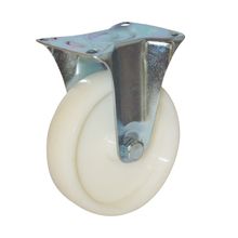 Rodachina fija industrial nylon 125 mm 5"