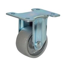 Rodachina fija rueda metálica 75 mm 3"