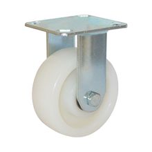 Rodachina fija, nylon industrial 125 mm 5"