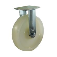 Rodachina fija, nylon industrial 200 mm 8"