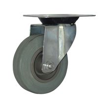 Rodachina giratoria industrial, Gris 100 mm 4"