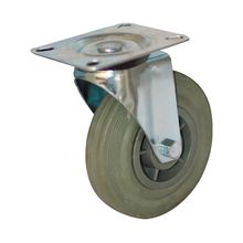 Rodachina giratoria industrial, Gris 125 mm 5"