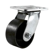 Rodachina R L P giratoria Industrial r/acero 100mm 4"