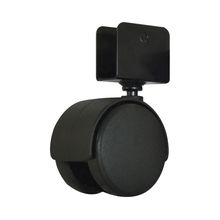 Rodachina R L U caja 5/8" doble rueda 40 mm 1.1/2"