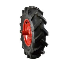 Rueda inflable labrado tipo Tractor 4.00-8 eje 5/8 x 16"