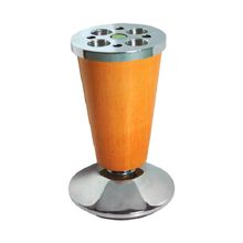 Pata metálica-madera para mueble 100 mm