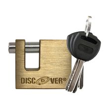 Candado rectangular bronce llave DISCOVER 60 mm