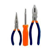 Juego de Alicate 8" Pinza 6" Destornillador 6 en 1 DISCOVER
