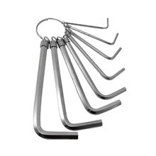 Llave Bristol  8 Piezas, llavero 1.5 a 6 mm