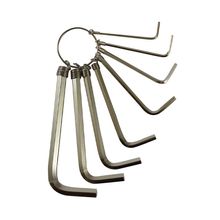 Llave Bristol  8 Piezas, llavero niquel 1/16 a 1/4"