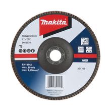 Disco flap óxido aluminio Grano 60 7" MAKITA