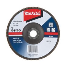 Disco flap óxido aluminio Grano 80   7"  MAKITA