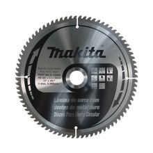 Disco sierra circular madera eje 1" 80 dientes 10" MAKITA