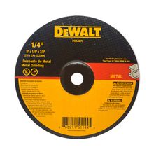 Disco desbaste T27 DeWALT 1/4 X 9"