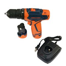 Taladro percutor 3/8" 12V 2 Baterías 2Ah estuche DISCOVER