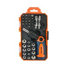 Juego de destornillador, Ratchet, Puntas y copas 46 piezas  DISCOVER