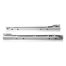 Guía metálica para cajón blanco 0.8mm x 30cm  DISCOVER