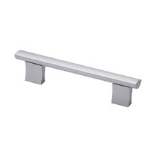 Manija aluminio media caña satinada 96 mm  DISCOVER