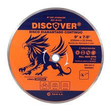 Disco diamantado Continuo 9" DISCOVER 2.4x7x22