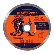 Disco diamantado Continuo DISCOVER 5/8 y 7/8" 4.1/2"